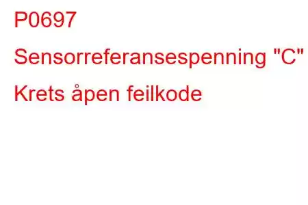 P0697 Sensorreferansespenning 